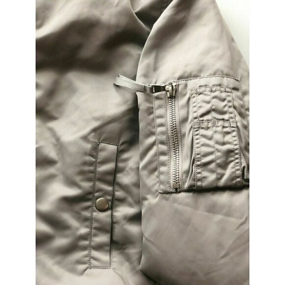 Diesel Black Gold Men Gray Jebok Bomber Jacket 50 - Picture 6 of 12